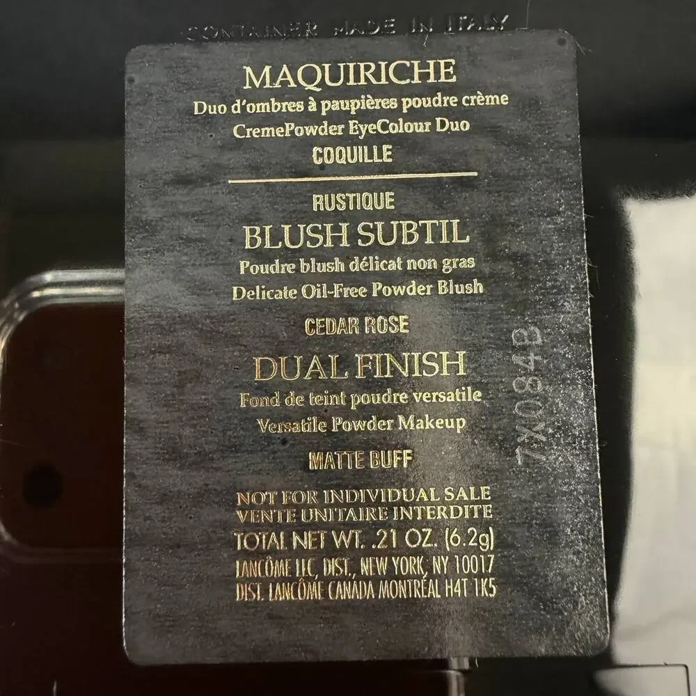 Lancome Maquiriche Duo Eyeshadow Blush Palette Discontinued TRAVEL SIZE .21oz